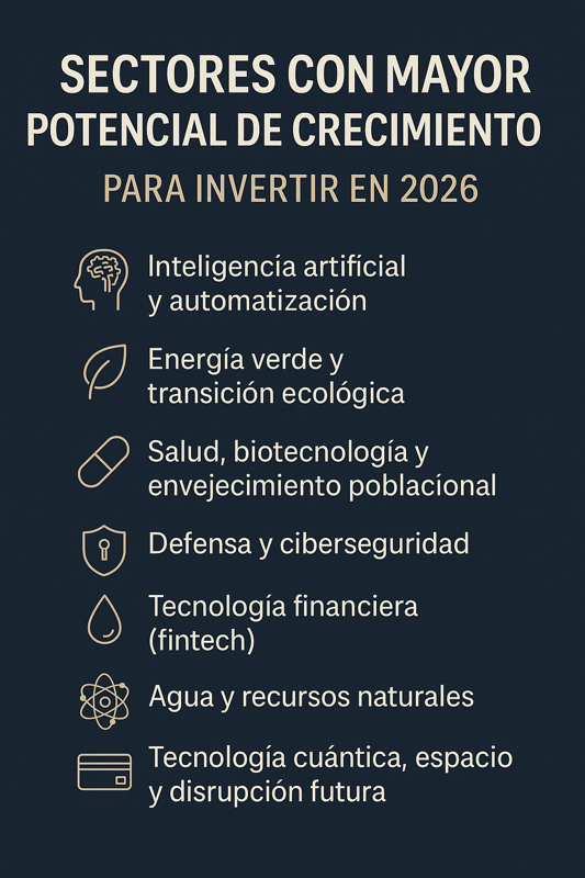 sectores con potencial en 2026