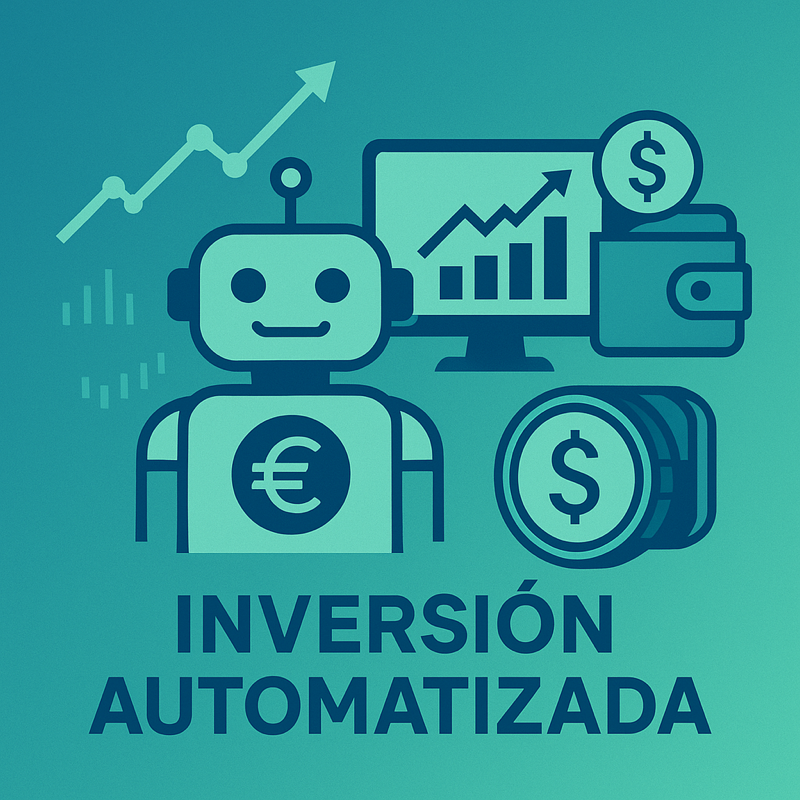 Ilustración sobre inversión automatizada y roboadvisor